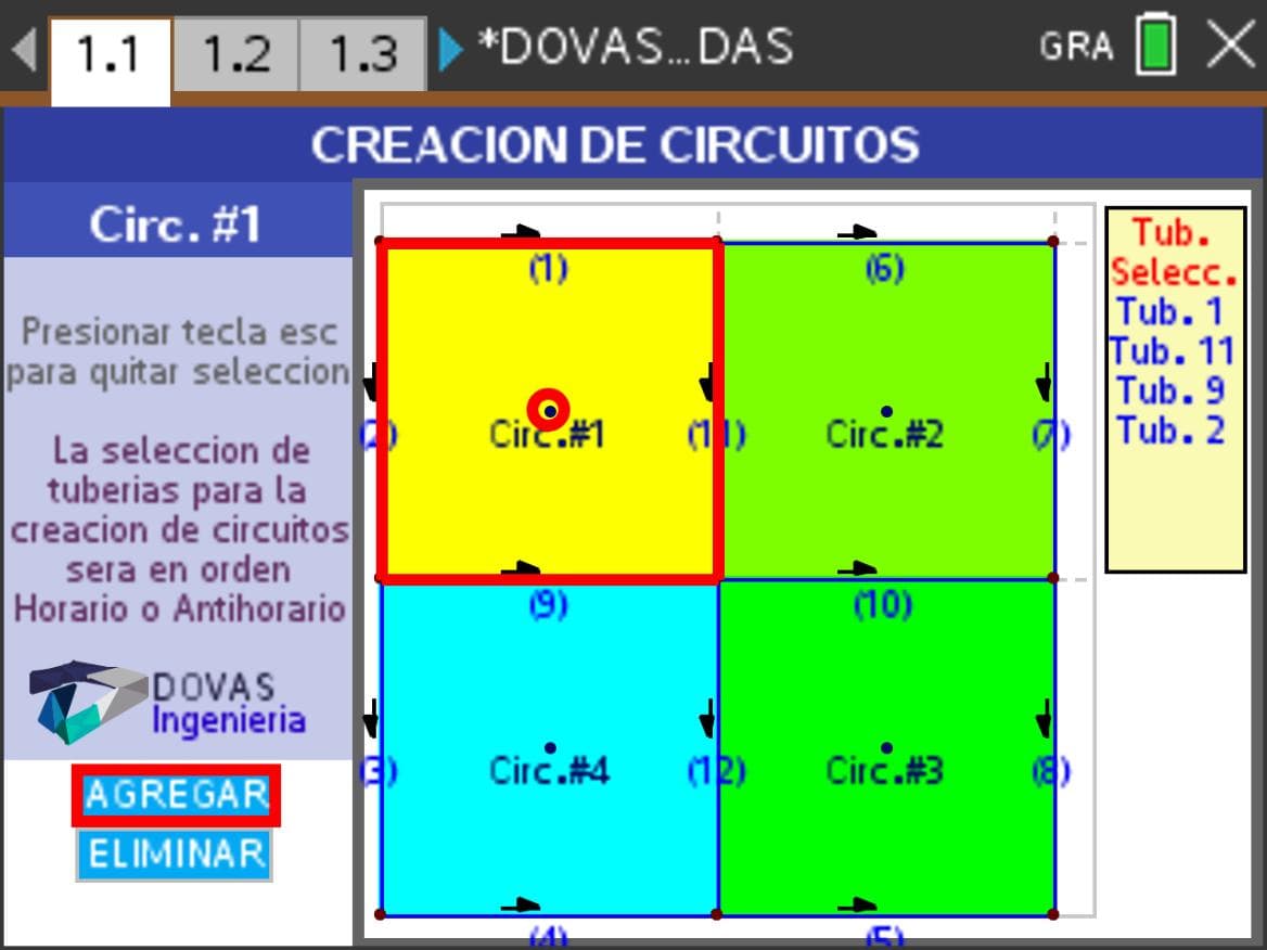 DOVAS Redes Cerradas — captura 3